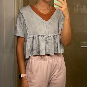 Urban Outfitters Peplum Top